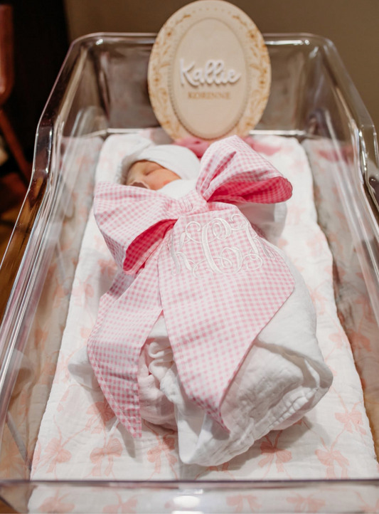 Baby Bow Swaddle Sash