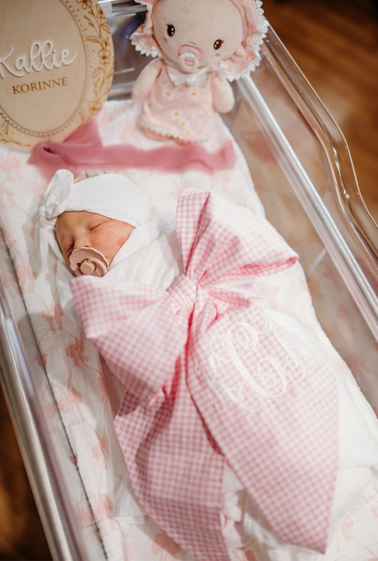 Baby Bow Swaddle Sash