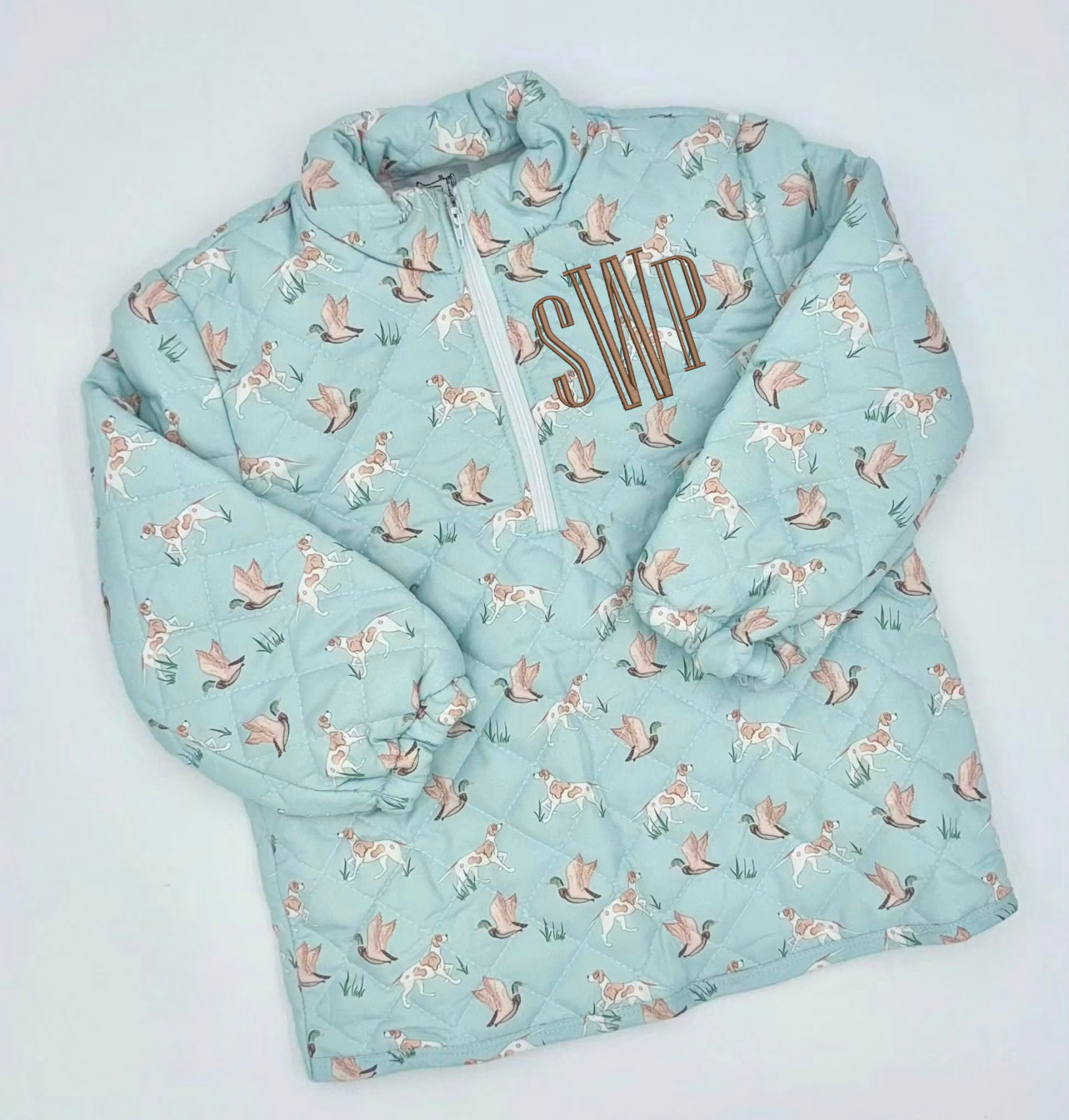 Quilted Quarter Zip (Bird Dog)