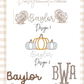 Boys Fall Gingham Bubble