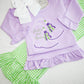 Girls Ruffle Mardi Gras SET 3T
