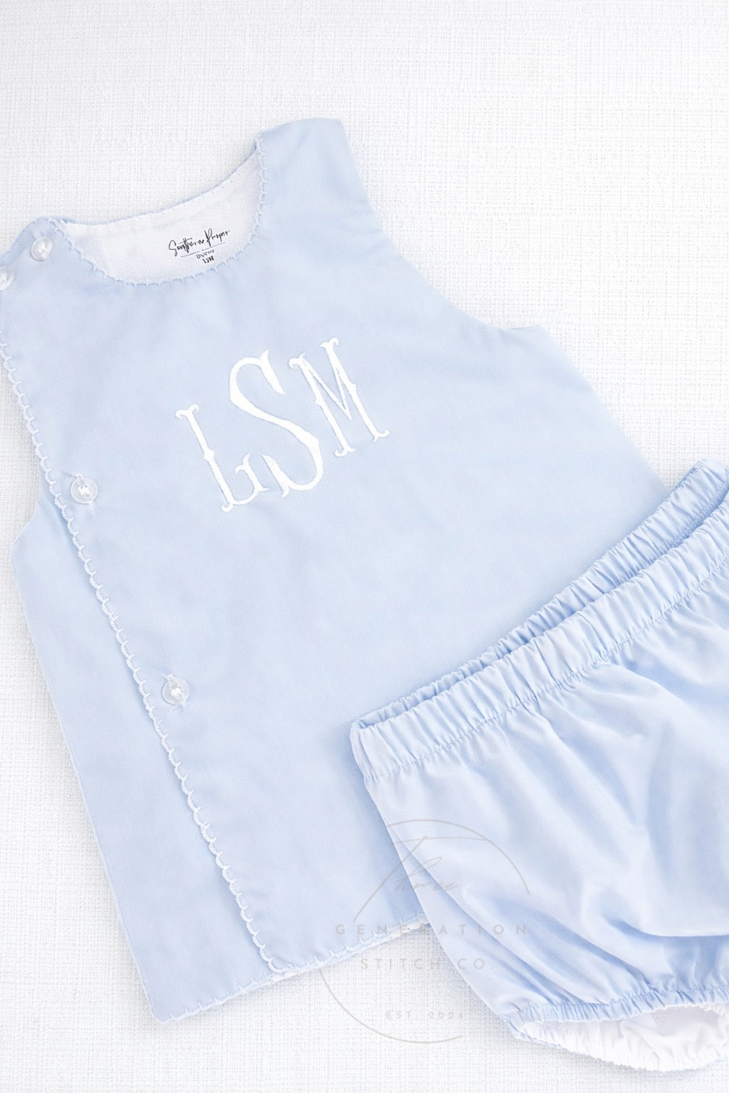 Blue Diaper Set
