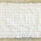 Pink Gingham Ruffle Pillow (BLAIR)