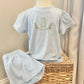 Terry Cloth Short Set (BLUE)
