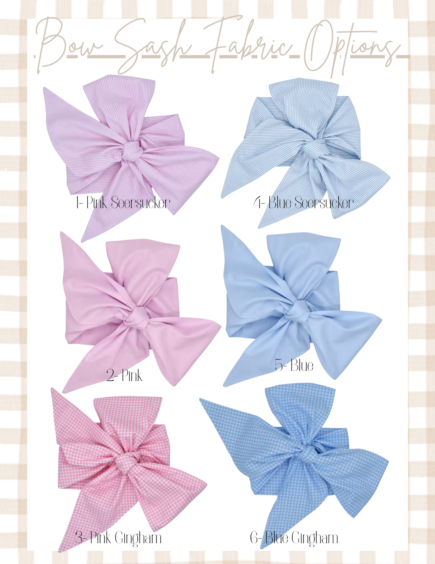 Baby Bow Swaddle Sash