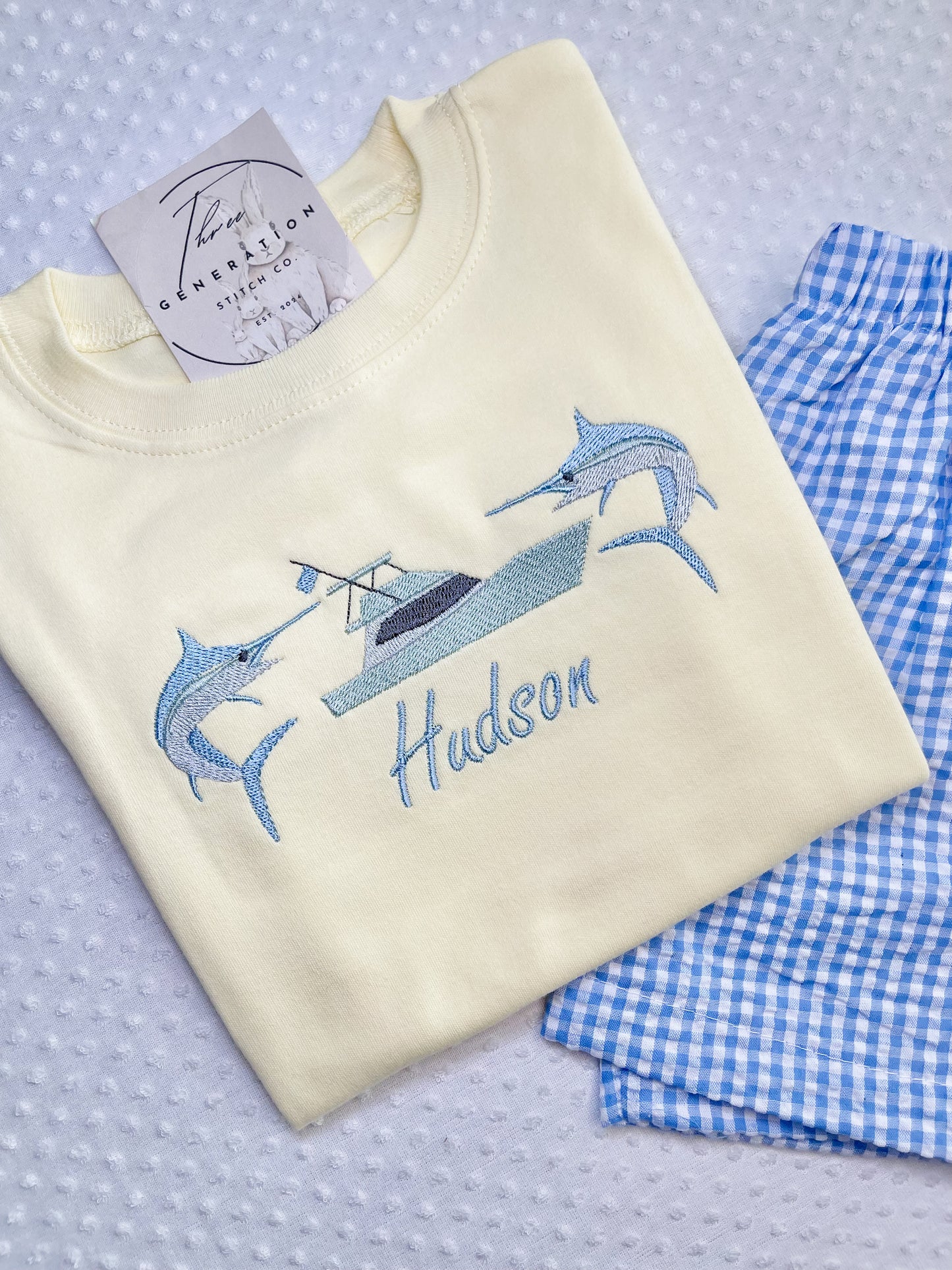 Marlin/Boat Summer Shirt