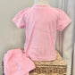 Terry Cloth Short Set (PINK)
