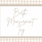 Birth Measurement Tag