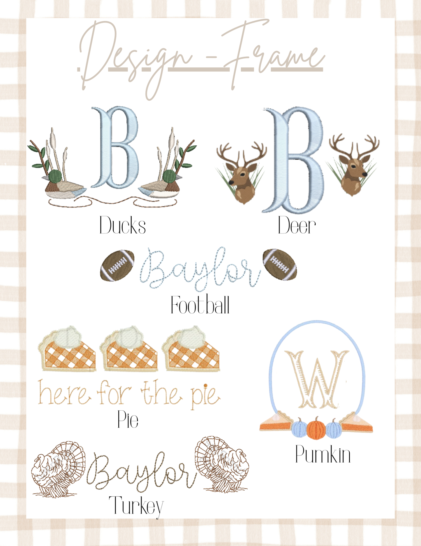 Tan Long Sleeve Gingham Bubble