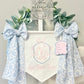 Baby Girl Floral Bow Banner