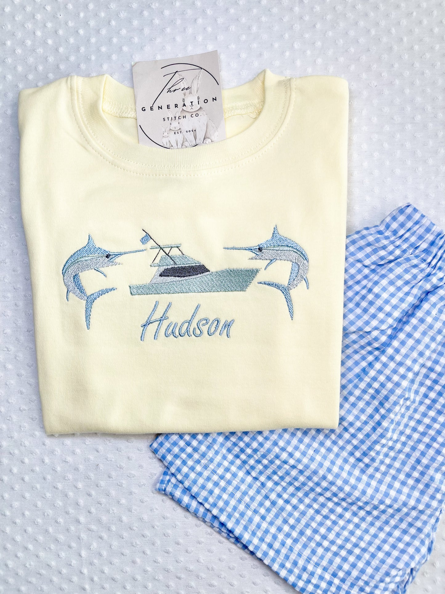 Marlin/Boat Summer Shirt