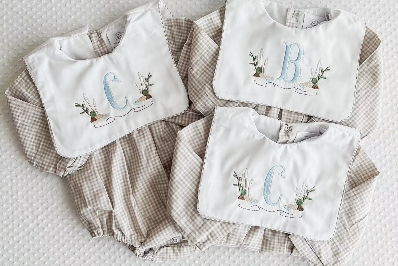 Boys Fall Gingham Bubble