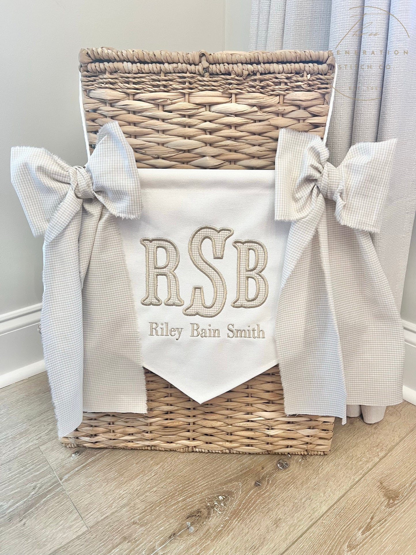 Appliqué Baby Banner
