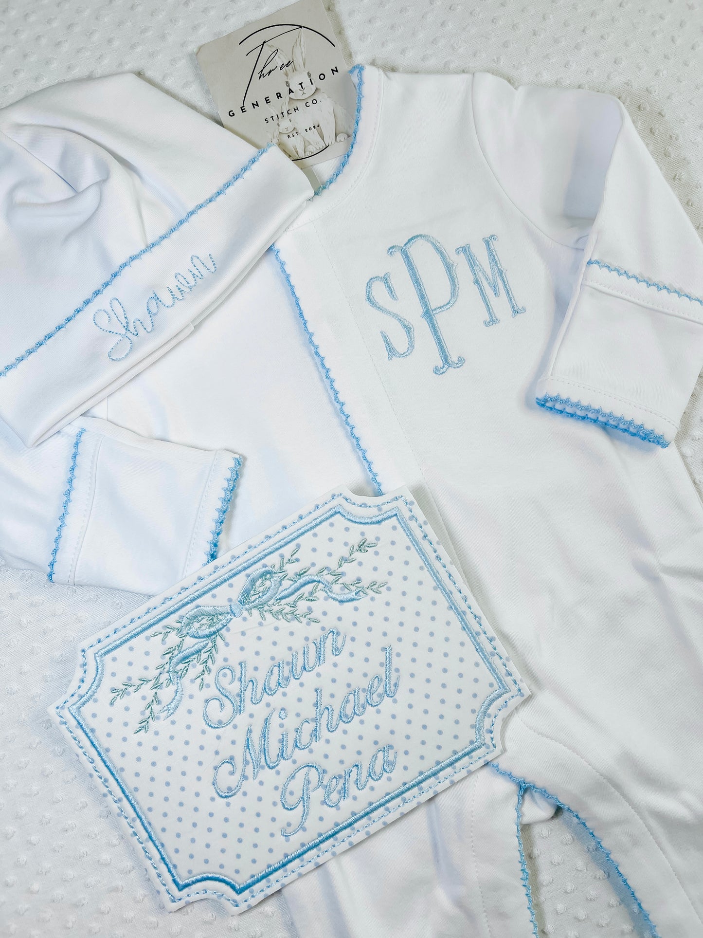 Baby Boy Foot/Hat Bundle