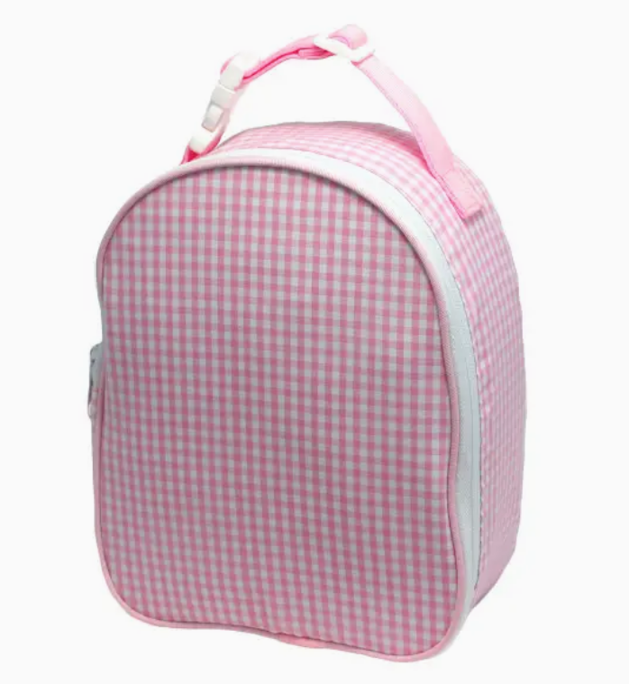 Pink Gingham Lunchbox