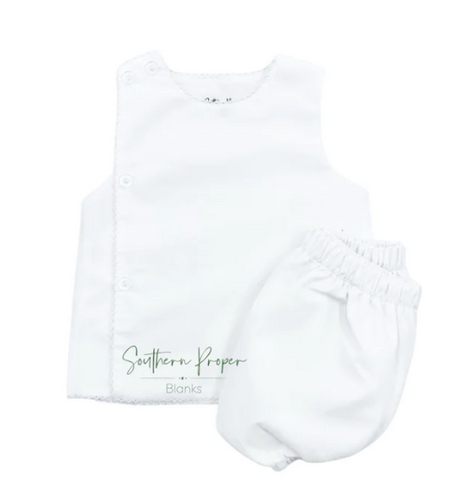 White Diaper Set