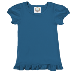 Royal Blue Ruffle T-shirt