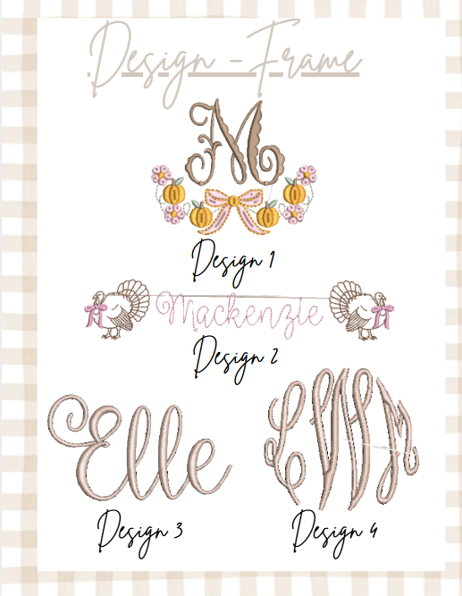 Girl Fall Gingham Bubble